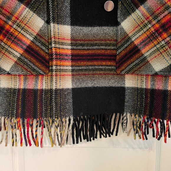 Raf Simons for Calvin Klein 205W39NYC x Pendleton Wool Fringe Coat - Size 2 - Picture 6 of 11